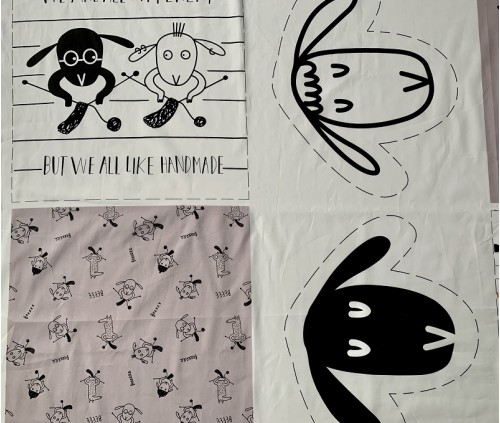 Ovejas y lobos haciendo media "The black sheep"