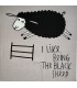 Ovelles i llop fent mitja "The black sheep"