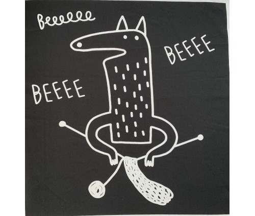 Ovelles i llop fent mitja "The black sheep"