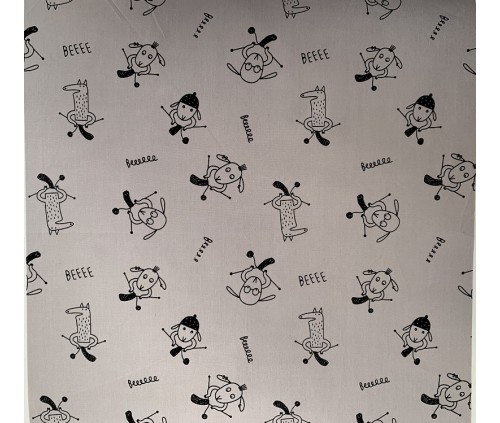 Ovejas y lobos haciendo media "The black sheep"