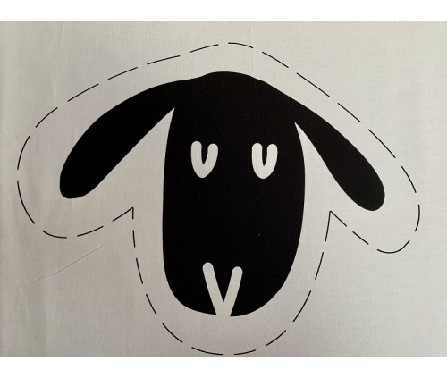 Ovelles i llop fent mitja "The black sheep"