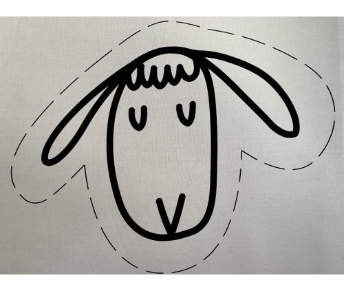 Ovelles i llop fent mitja "The black sheep"