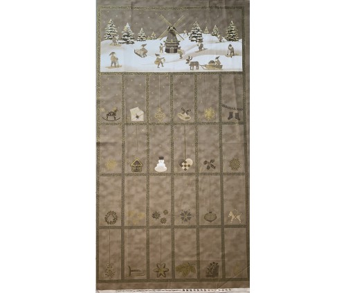 Advent. Paisatge nevat (monocromàtic)