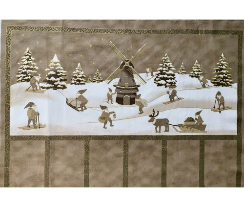 Advent. Paisatge nevat (monocromàtic)