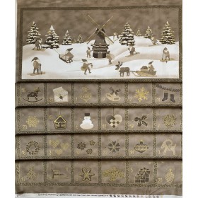 Advent. Paisatge nevat (monocromàtic)