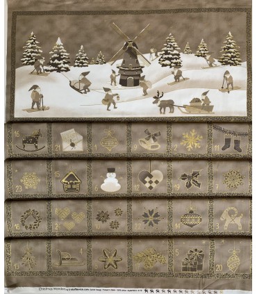 Advent. Paisatge nevat (monocromàtic)