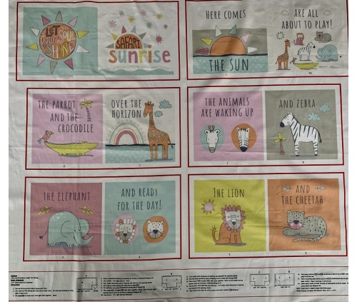 Cuento de Animales "Safari Sunrise"