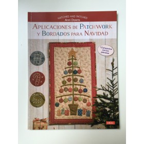 Aplicaciones de Patchwork y Bordados para Navidad