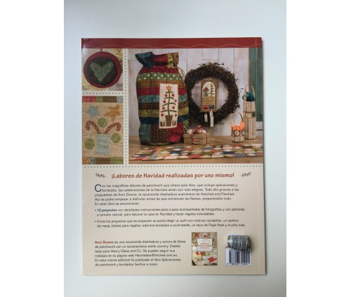 Aplicaciones de Patchwork y Bordados para Navidad