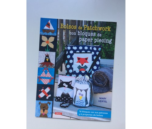 Bolsos de Patchwork con bloques de paper piecing