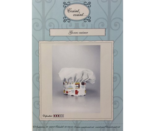 Gorra de cuiner infantil