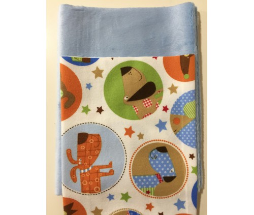 Coll per a nen i nena de franel·la