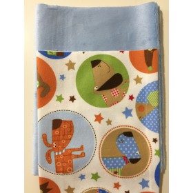 Coll per a nen i nena de franel·la