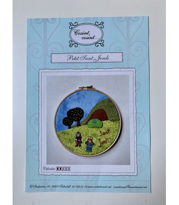 Bastidor Sant Jordi (botons naturals)