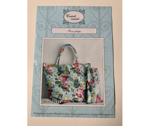 Bolsa Playa Flores (Ropa plastificada)