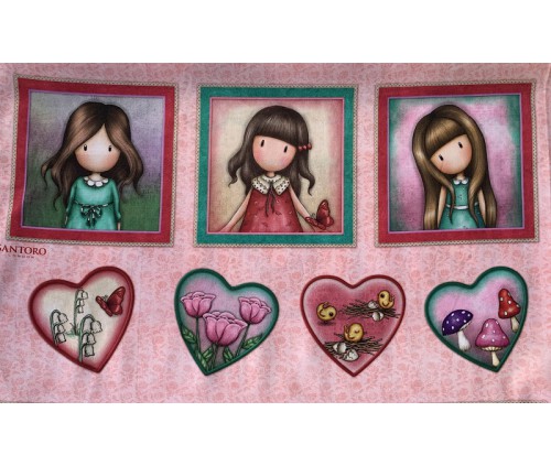 Gorjuss Col·lecció Nines i Cors amb Flors, Pollets